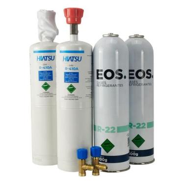 Imagem de Kit Gás R410A, Gás R22 e Válvula - Hiatsu, 1 unidade