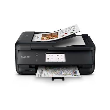 Imagem de Canon Impressora multifuncional TR8620a Home Office | Copiadora | Scanner| Fax | Alimentador automático de documentos | Foto e documentos | Airprint (R) e Android, preto