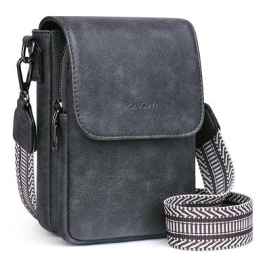 Imagem de Bolsa tiracolo POIUGOYA pequena para mulheres em material vegano