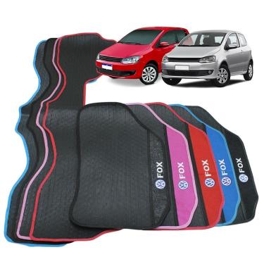 Imagem de Tapete Fox 2003 a 2014 Borracha Personalizado 3 Peças Bordado Automotivo para Fox G1 G2