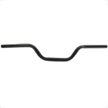 Imagem de Guidão Guidon Bicicleta Mtb Dh Bike Guidom Motorizada Montadinha Aço Resistente Preto