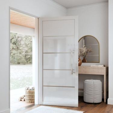 Imagem de Porta de Aço Lambril Lucasa Facilita Branco