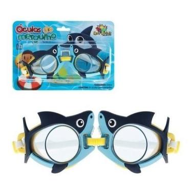 Imagem de Óculos Natação Mergulho Piscina Infantil Menino Menina Art Brink Azul