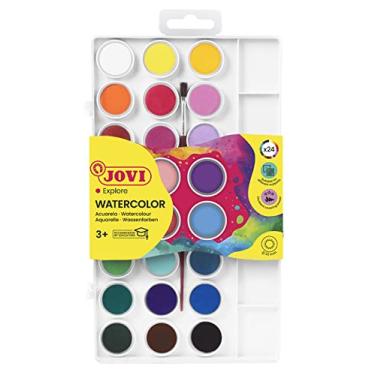 Imagem de Jovi Watercolor Paint Set; Set of 24 Colors with Brush