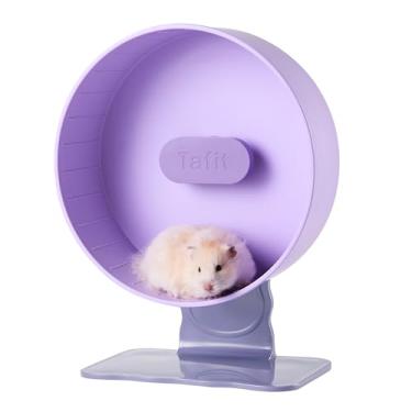 Imagem de Roda silenciosa para hamster de 26 cm, rolamentos duplos silenciosos, pequenos animais, corrida, altura ajustável para hamsters anões sírios, gerbos, ratos ou outros animais de estimação pequenos