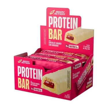 Imagem de Caixa Protein Bar Com 12 Unidades - Bodyaction