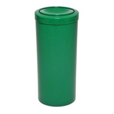 Imagem de Lixeira Plástica 22 Litros Com Tampa Meia Esfera - JSN