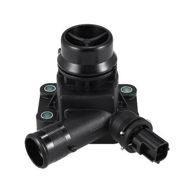 Imagem de X AUTOHAUX Conjunto de invólucro do termostato LR006071 Conjunto de invólucro do termostato do arrefecimento do motor para Volvo XC60 S60 V60 S80 V70 XC70 para Land Rover LR2