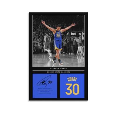 Imagem de Pôster esportivo basquete superstar tela arte de parede quarto estética sala de estar decoração (30 x 45 cm) - sem moldura