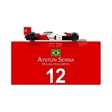 Imagem de Pôster De Piloto De Corrida Ayrton Senna F1 Grand Prix Motorsport Capa