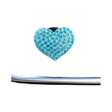 Imagem de Clipe De Perfume Para Saída De Ar De Carro Com Strass Em Formato De Co