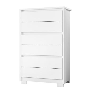 Imagem de Cômoda Unno 79cm 6 Gavetas com Pés Plástico