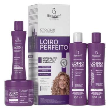 Imagem de Kit Tratamento Capilar Loiro Perfeito c/ 4 Bioinstinto