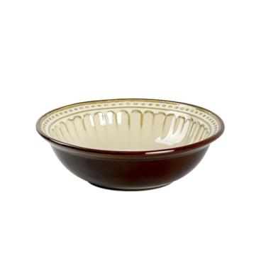 Imagem de Utensílios de mesa de cerâmica criativos requintados e elegantes de cor minimalista de estilo europeu - tigela de macarrão de 20 cm