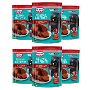 Imagem de Kit c/6 Bolo para Air Fryer Chocolate 230gr - Dr. Oetker