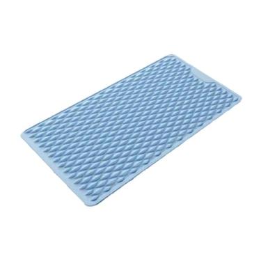 Imagem de Ysyqkn Tapetes de Massagem Nos Pés, Tapetes de Massagem para Reflexologia Podal, Almofadas para Pontos de Pressão, Tapete de Acupressão, Banheira de Pressão, Azul, Tamanho real