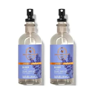 Imagem de Pillow Mist Bath & Body Works Aromaterapia Lavanda e Baunilha