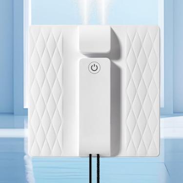 Imagem de Robô limpador de janelas inteligente com correção de trajetória em tempo real – sucção adaptativa de 2600 PA, distribuição automática de água e alternância de modo N/Z para vidros impecáveis + pr