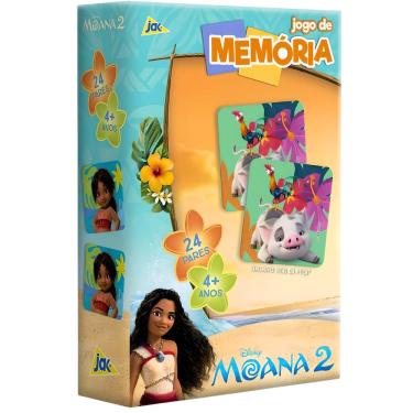 Imagem de Jogo da Memoria Infantil Disney Moana 2 Toyster