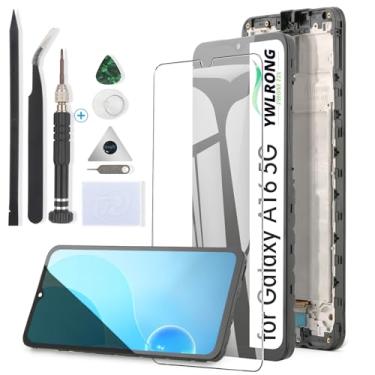 Imagem de YWLRONG Substituição de tela para Samsung Galaxy A16 5G para Galaxy A16 5G SM-A166B SM-A166P SM-A166E Display Touch Screen Digitalizador Substituição com ferramentas (com moldura)