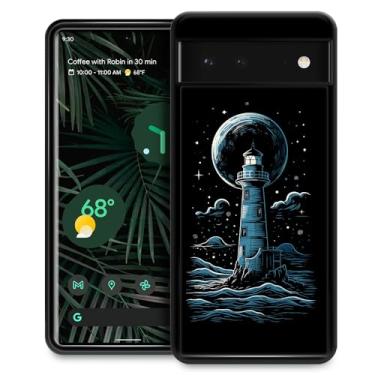 Imagem de CARLOCA Capa compatível com Google Pixel 7, Cosmic Space Lighthouse Google Pixel 7 capas para meninas e mulheres, design gráfico moderno, à prova de impacto, capa de proteção contra quedas para Google Pixel 7