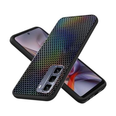Imagem de jioeuinly Capa compatível com Infinix Hot 50 Pro 4G capa de telefone X6881 capa fina TPU silicone macio + reflexo traseiro 3D fosco anti-impressões digitais preto