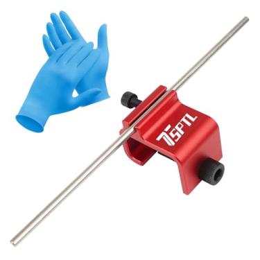 Imagem de TSPTL Ferramenta de alinhamento de corrente, ferramenta de ajuste de corrente, ferramenta de alinhamento de corrente para motocicletas, scooters, SUVs, ATVs, ciclomotores, ferramenta de alinhamento de