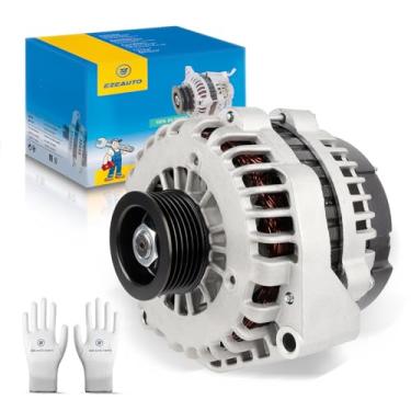 Imagem de Substituição do alternador Ezexpreze 8301N para Chevy Tahoe Silverado Suburban Avalanche V6 4.3 4.8 5.3L GMC Yukon XL Sierra 1500 2500 3500 HD Cadillac Escalade ESV EXT 6.0 6.2 V8 OEM. nº 400 - 12253
