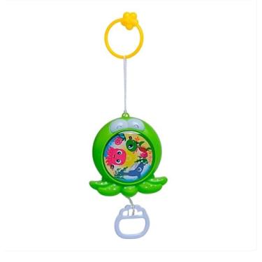 Imagem de Móbile Musical para Berço e Carrinho com Tema de Peixe, Bichinhos Diversos, Decoração Infantil (Polvo)