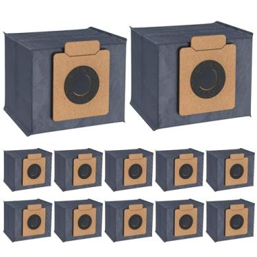Imagem de Saco de pó de substituição compatível com Eufy X8 Pro X10 Pro Omni Robot Vacuum estação autovazia, acessório de sacos de reposição de 5 camadas, para sacos de poeira Eufy X8 Pro