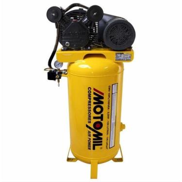 Imagem de Compressor de Ar Air Power Vertical CMV-10PL/100VE - MOTOMIL, 220/380V