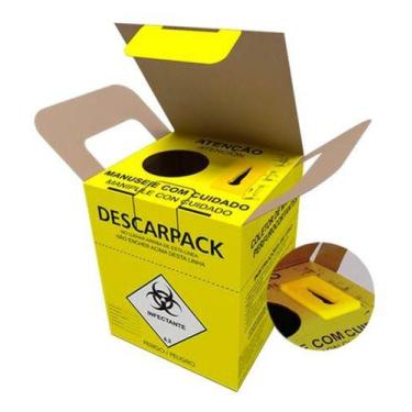 Imagem de Descarpack 1,5 Caixa Coletora Material Perfurocortante 1 Uni
