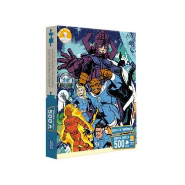 Imagem de Quebra-cabeça 500 Peças Game Office  - Quarteto Fantástico Toyster