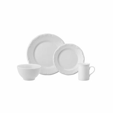 Imagem de Serviço de 16 peças com Bowl e Caneca em Porcelana, Modelo Pomerode, com Relevo, Porcelana Schmidt