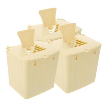 Imagem de 3 Pecas Caixa De Criação De Pássaros Caixa De Incubação Suspensa Ninho De Tentilhão Ninho De Criação De Calopsita Gaiola De Incubação Xuanfeng Plástico Periquito Australiano