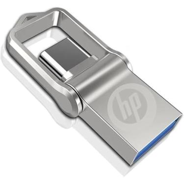 Imagem de Pendrive 1TB usb tipo-c 2-em-1 usb 3.2 memória flash otg pendrive disco flash 1TB para computador portátil Tablet Compativel USB - Tipo -C