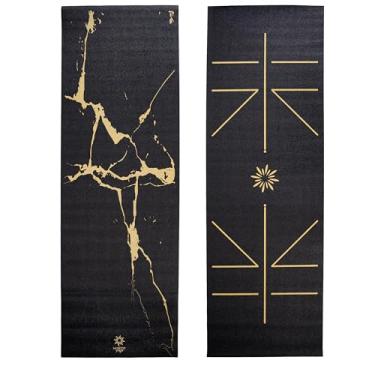 Imagem de Sunshine Yoga Tapete de ioga Voyage, pacote com 4, tapete de exercícios extralongo de 182,9 cm x 61 cm, tapetes de ioga de 5 mm de espessura para escolas, tapete antiderrapante para academia ou