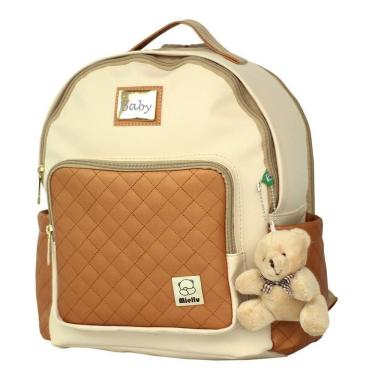 Imagem de Mochila Maternidade Bebe Enxoval Menina Menino Bolsa Miellu