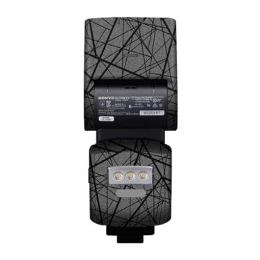 Imagem de HVL-F60RM Película de vinil anti-arranhões Casaco protetor de câmera Flash Adesivo Wrap Film Body Protector Decalque Skin para Sony HVL-F60RM (cinza cruzado)