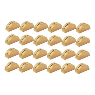 Imagem de predolo 24 peças porta-cartões de lugar para mesa, clipes de menu, ornamentos de madeira resistentes, decorações da moda, porta-cartões de visita para