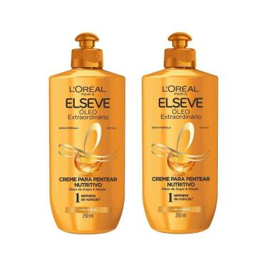 Imagem de Creme Para Pentear Elseve 250Ml Oleo Extraordinario - 2Un
