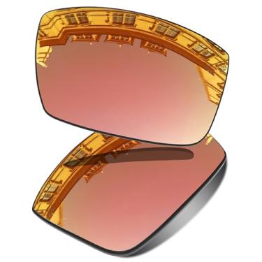 Imagem de Vonxyz Substituição para óculos de sol Oakley Gascan – Várias opções, Peach Gold Polarized, 0