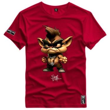 Imagem de Camiseta Coleção Cartoons Tasmania Nerd Cute Shap Life, G1, Bordô