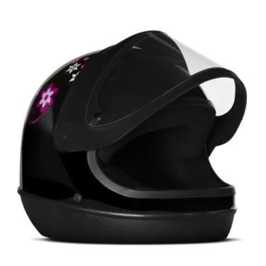 Imagem de Capacete Pro Tork Feminino Sport For Girls Preto Fechado Barato Proteção Para Motoqueiros 56 58 60 (56)