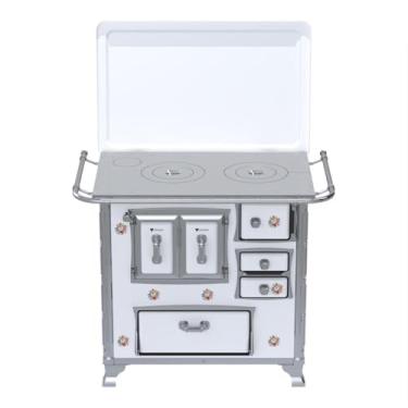 Imagem de Fogao a Lenha GII N 1 Gab Sec Branco Buque com Tampa SE