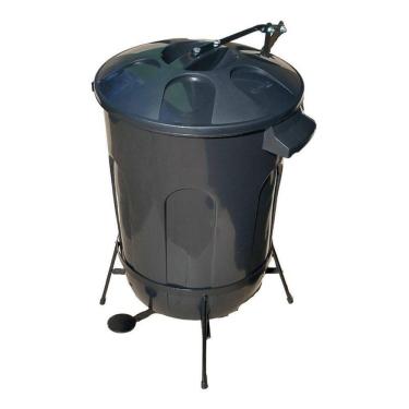 Imagem de Lixeira Pedal 60lts Com Armação De Ferro