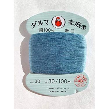 Imagem de Linha de costura Daruma Home - Linha de costura manual 30wt (nº 30 azul ardósia)