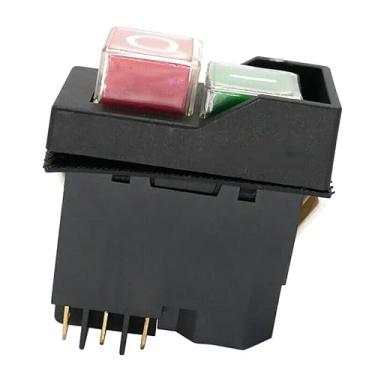 Imagem de QXNASU Substituição para interruptor de botão DKLD LDZ-6-4 6 pinos 18A 127V 5E4 IP55 T85/55