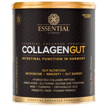 Imagem de Collagen Gut Essential Nutrition 400g  Sabores Laranja e Blueberry