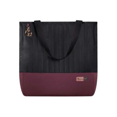 Imagem de Bolsa Maternidade Coleção Cores - Preto e Marsala - Alce